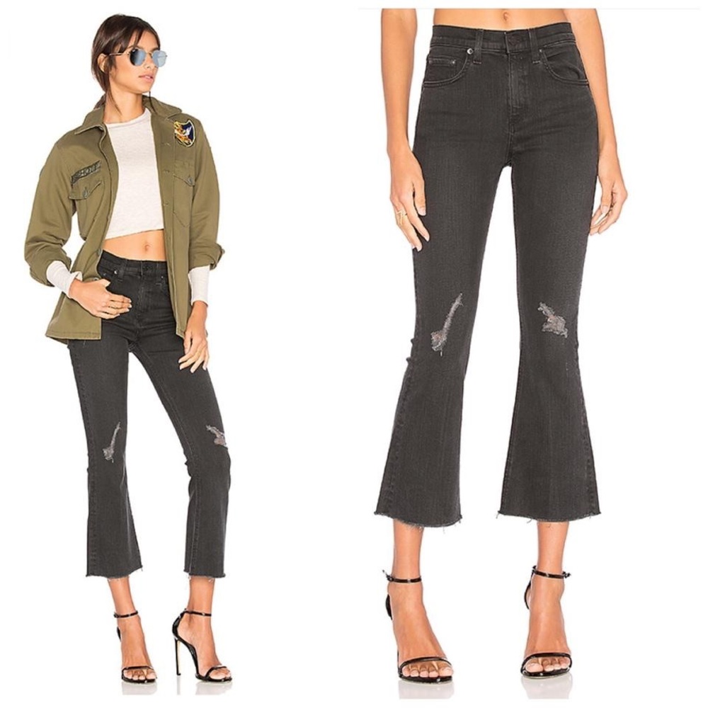 RAG and BONE 10 inch Crop Flare